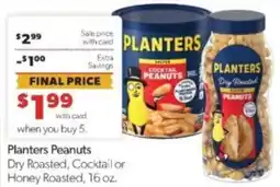 Family Fare Planters Peanuts offer