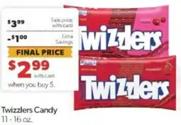 Family Fare Twizzlers Candy offer
