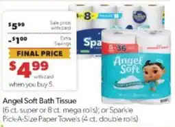 Family Fare Angel Soft Bath Tissue offer