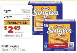 Family Fare Kraft Singles offer