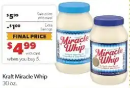 Family Fare Kraft miracle whip offer