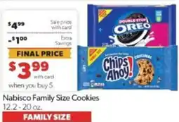 Family Fare Nabisco Family Size Cookies offer