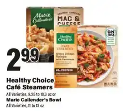 Big Y Healthy Choice Café Steamers offer