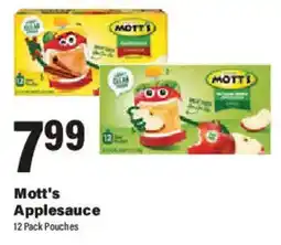 Big Y Mott's Applesauce offer