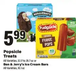 Big Y Popsicle Treats offer