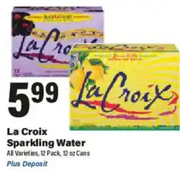 Big Y La Croix Sparkling Water offer