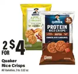 Big Y Quaker Rice Crisps offer