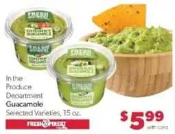 Family Fare Fresh & Simple guacamole offer