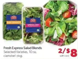 Family Fare Fresh Express Salad Blends offer