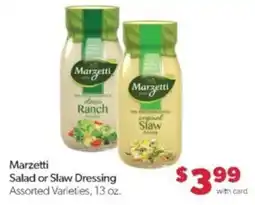 Family Fare Marzetti salad or slaw dressing offer
