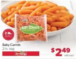 Family Fare Our Family baby carrots offer