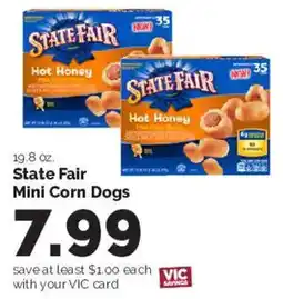 Harris Teeter State Fair Mini Corn Dogs offer