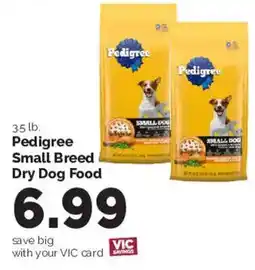 Harris Teeter Pedigree Small Breed Dry Dog Food offer