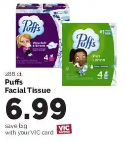 Harris Teeter Puffs Facial Tissue offer