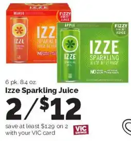 Harris Teeter Izze Sparkling Juice offer