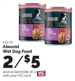 Harris Teeter Abound Wet Dog Food offer