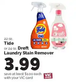 Harris Teeter Tide Laundry Stain Remover offer