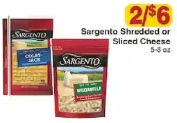 Piggly Wiggly Sargento shredded or sliced cheese offer