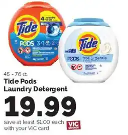 Harris Teeter Tide Pods Laundry Detergent offer