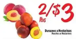 El Super Peaches or Nectarines offer