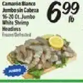 El Super Jumbo White Shrimp offer