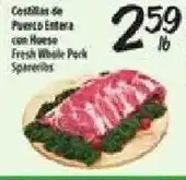 El Super Fresh Whale Pork Spareribs offer