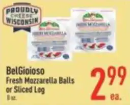 Strack & Van Til BelGioioso Fresh Mozzarella Balls or Sliced Log offer