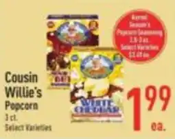 Strack & Van Til Cousin Willie's Popcorn offer