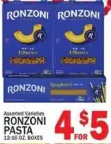 C Town Ronzoni pasta offer