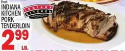 C Town Indiana kitchen pork tenderloin offer