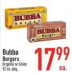 Strack & Van Til Bubba Burgers offer