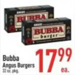 Strack & Van Til Bubba Angus Burgers offer