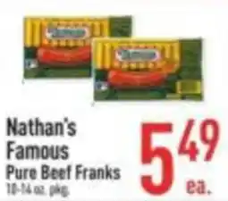 Strack & Van Til Nathan's Famous Pure Beef Franks offer