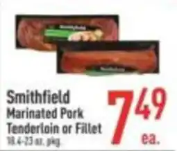 Strack & Van Til Smithfield marinated pork tenderloin or fillet offer