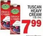C Town Tuscan heavy cream offer