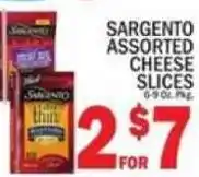 C Town Sargento assorted cheese slices offer