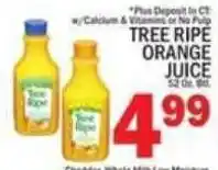 C Town Tree ripe orange juice offer