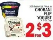 C Town Chobani Flip Yogurt offer