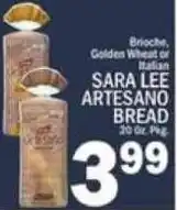 C Town Sara Lee Artesano Bread offer