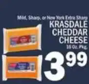 C Town Krasdale cheddar cheese offer