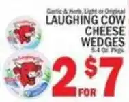 C Town Laughing Cow cheese wedges offer