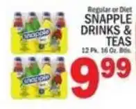 C Town Snapple drinks & teas offer