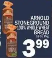 C Town Arnold stoneground 100% whole wheat bread offer