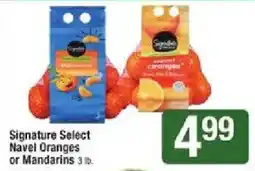 Star Market Signature Select Navel Oranges or Mandarins offer