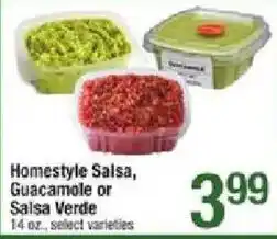 Star Market Homestyle Salsa, Guacamole or Salsa Verde offer