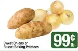 Star Market Sweet Onions or Russet Baking Potatoes offer