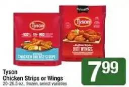 Star Market Tyson Chicken Strips or Wings offer