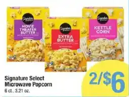 Star Market Signature Select Microwave Popcorn offer