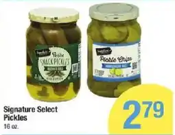 Star Market Signature Select Pickles offer
