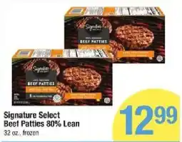 Star Market Signature Select Beef Patties offer